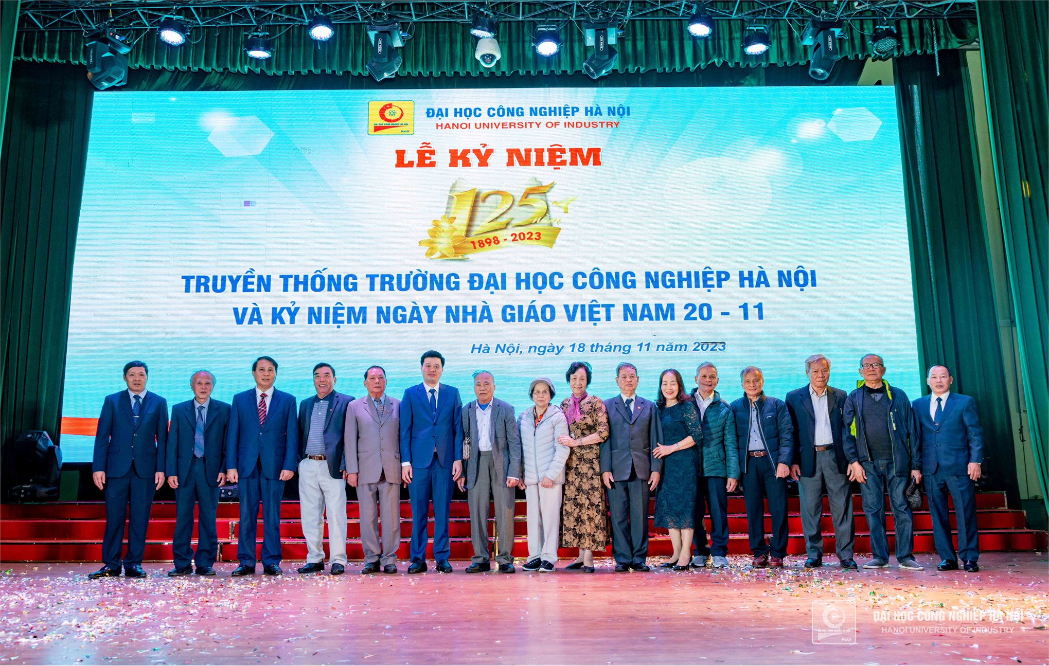 Lễ kỷ niệm 125 năm truyền thống Trường Đại học Công nghiệp Hà Nội (1898 – 2023) và 41 năm Ngày Nhà giáo Việt Nam 20/11