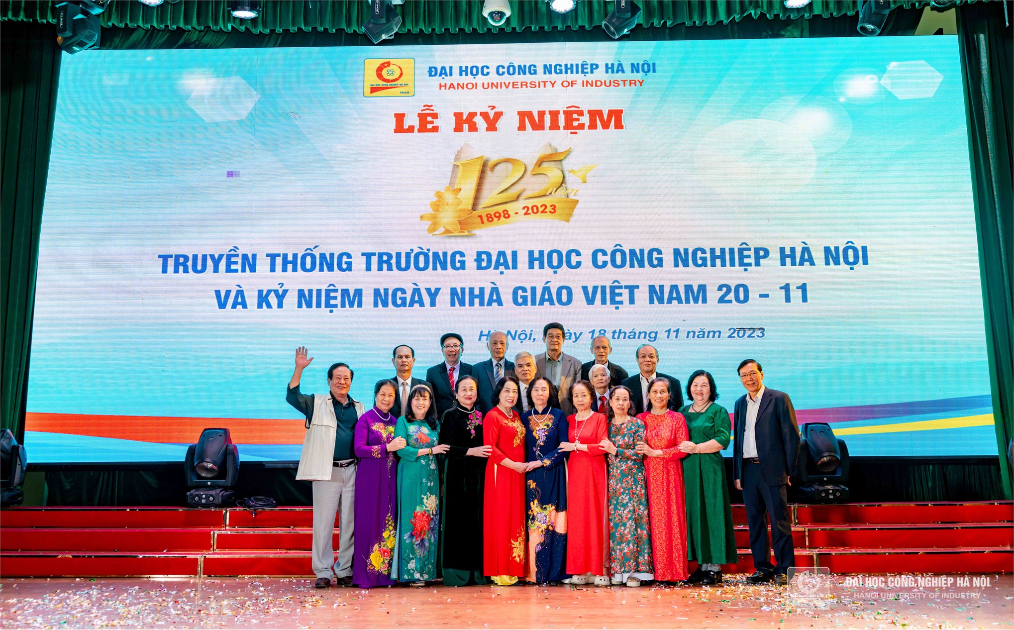 Lễ kỷ niệm 125 năm truyền thống Trường Đại học Công nghiệp Hà Nội (1898 – 2023) và 41 năm Ngày Nhà giáo Việt Nam 20/11